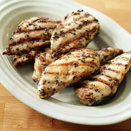 WW - Lemon-and-Herb-Marinated Grilled Chicken Breasts - 3 PointsPlus