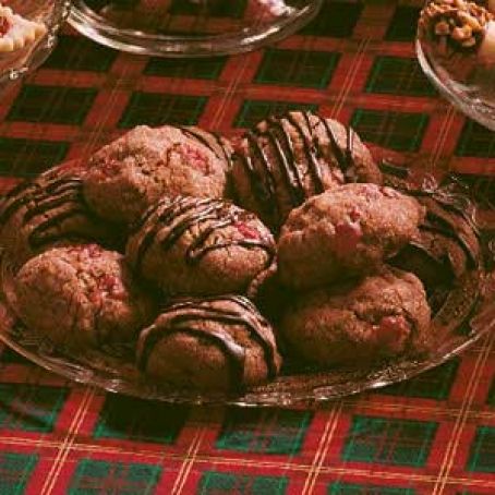Mocha Cherry Cookies Recipe
