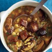 Roasted Beef, Mushroom, and Barley Soup