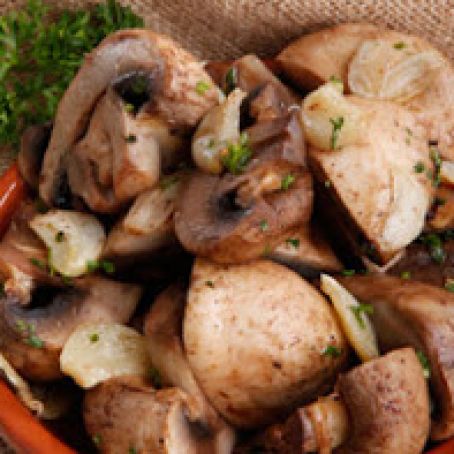 Garlic-Sherry Mushrooms Recipe