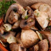 Garlic-Sherry Mushrooms Recipe