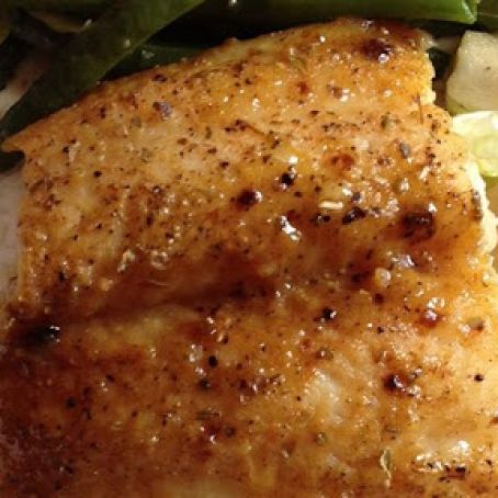 Salmon with Brown Sugar Glaze