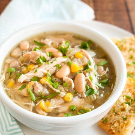 Slow Cooker White Chicken Chili