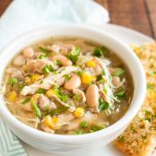 Slow Cooker White Chicken Chili
