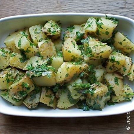 Potatoes In Cilantro Sauce