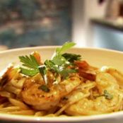 SHRIMP SCAMPI WITH LINGUINI