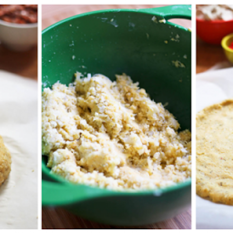 pizza crust - cauliflower