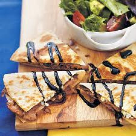 Black and Blue Quesadillas