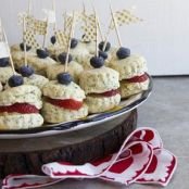 Lemon-Berry Breakfast Shortcake Sliders