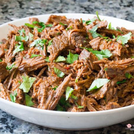 Delicious Pressure Cooker Beef Barbacoa