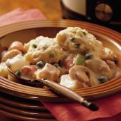 Slow Cooker Chicken Stroganoff Pot Pie