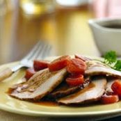 Honey Barbecue Pork Roast with Carrots
