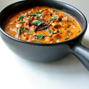 Cauliflower Curry with Capsicum and Peas