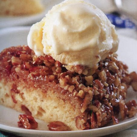 Pecan Upside-Down Cake (10-inch Iron Skillet)