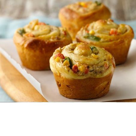Chicken Pot Pie Cupcakes