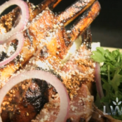 Grilled Rack of Lamb with Honey Pasilla Glaze