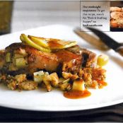 Glazed Stuffed Pork Chops