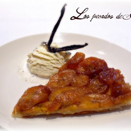 CREPE DE PLATANO CON CARAMELO DE JENGIBRE