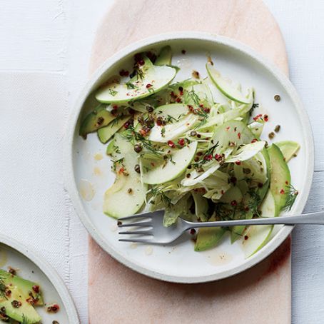 Fennel, Apple and Avocado Crudo