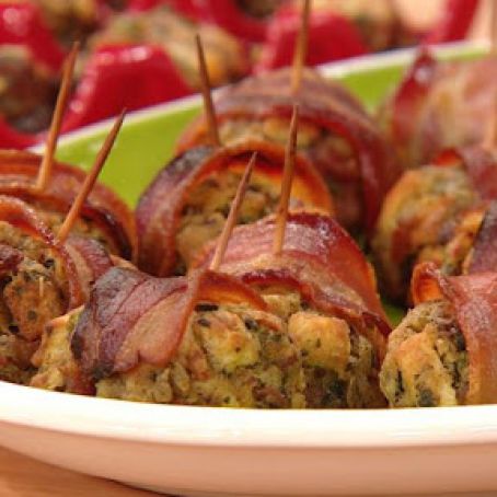 Bacon Wrapped Stuffing