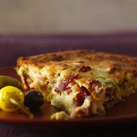 Easy Italian Artichoke-Bacon Pie