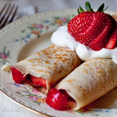 Strawberry Crepes