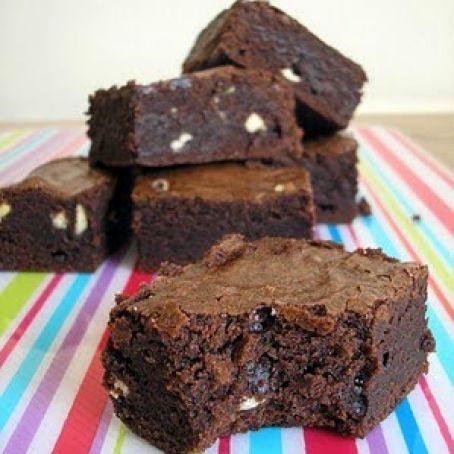 Deep Chocolate Chip Brownies