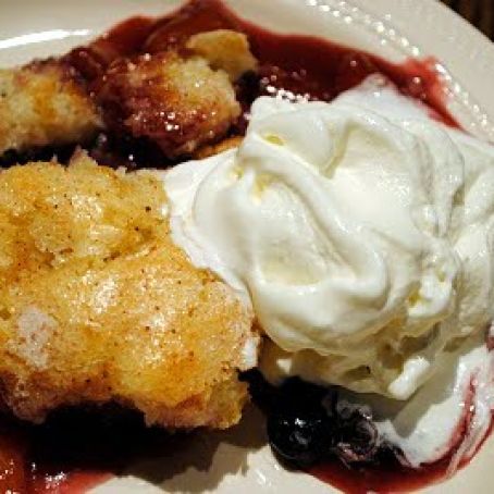 Peach Blueberry Cobbler