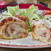 Pepperoni Chicken Rolls