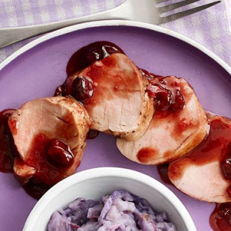 Cranberry-Glazed Pork Tenderloin