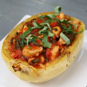 Chicken And Tomato Spaghetti Squash