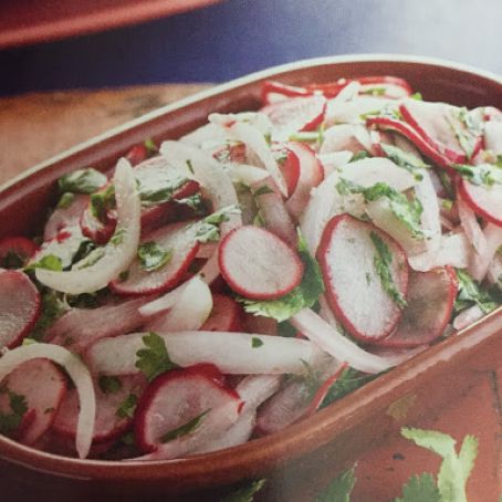 Onion & Radish Pickles with Cilantro