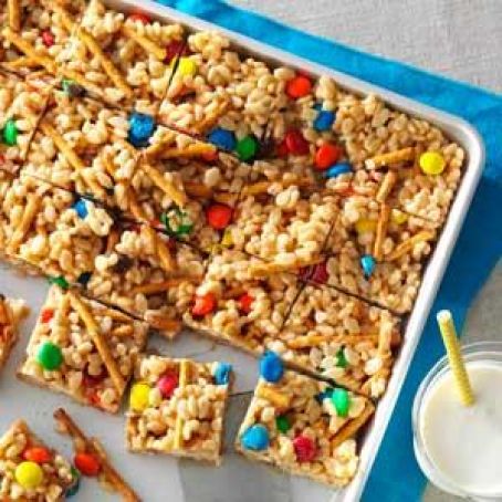 Crispy Pretzel Bars Recipe