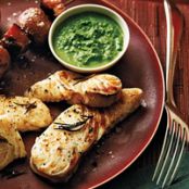 Halibut with Parsley-Lemon Sauce