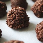 Paleo Raw Chocolate Coconut Macaroons