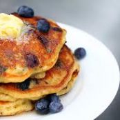 Blueberry Cornmeal Pancakes