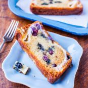 Blueberry and Cream Cheese Muffin Top Bread