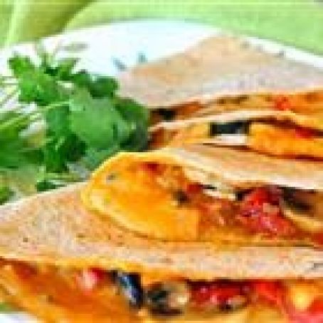 Farmer's Market Vegetarian Quesadillas