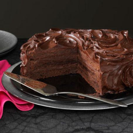 Triple Layer Brownie Cake Recipe