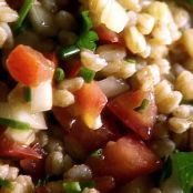 FARRO****Farro Salad with Olives, Anchovies and Capers - Slow Cooker