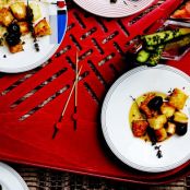 Halloumi with Olives and Thyme