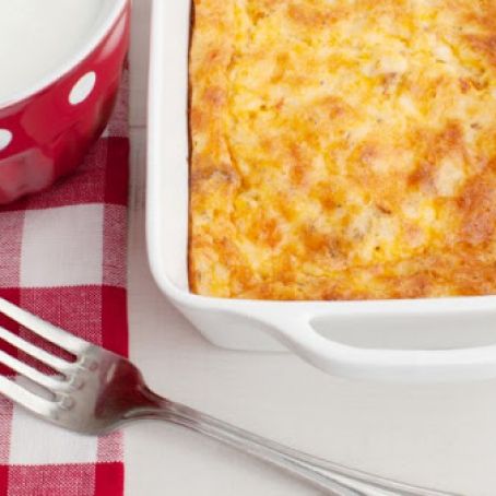 Slow Cooker Overnight Breakfast Casserole