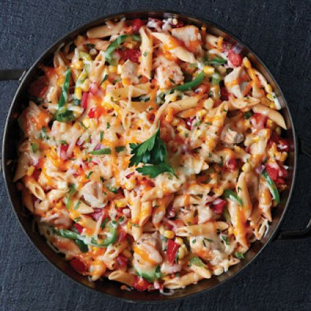 Cheesy Tex Mex Chicken Penne