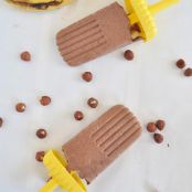 Banana Nutella Popsicles