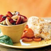 Strawberry, Cucumber and Basil Salad