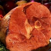 Baked Ham with Brown Sugar Honey Glaze