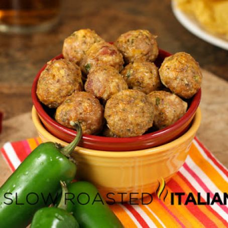 Bacon Jalapeño Popper Meatballs