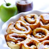 Caramel Apple Cinnamon Rolls