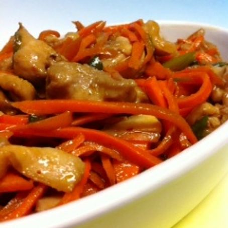 Microwave Stir Fry 微波炉鱼香肉丝