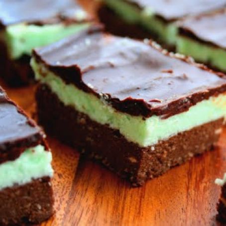 Gluten Free Grasshopper Bars